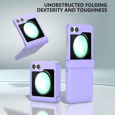 SKALO Samsung Z Flip6 Ultratynd Skin-touch Fold Cover - Lilla