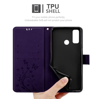 Huawei P SMART 2020 Pungetui Cover Case (Lilla)