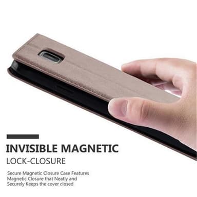 Samsung Galaxy ALPHA Cover Etui Case (Brun)