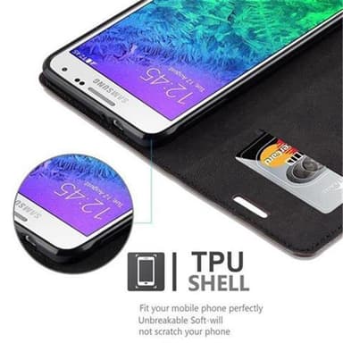 Samsung Galaxy ALPHA Cover Etui Case (Brun)