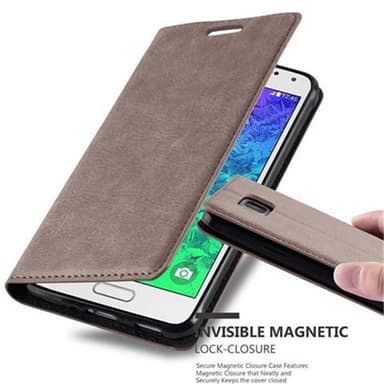 Samsung Galaxy ALPHA Cover Etui Case (Brun)