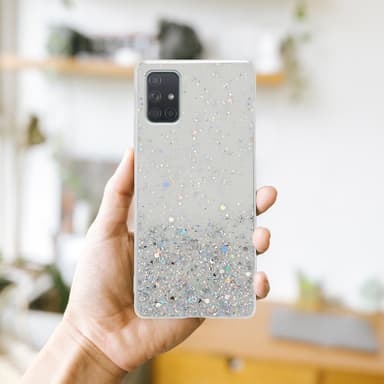 Samsung Galaxy A71 5G Cover Etui Case (Gennemsigtig)