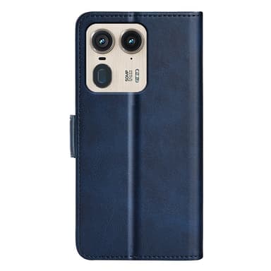 SKALO Motorola Edge 50 Ultra Premium Cut Flip Cover - Blå