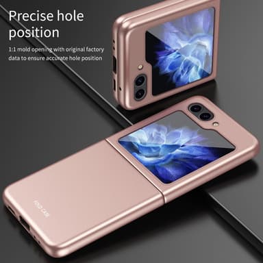 SKALO Samsung Z Flip6 Ultratynd Skin-touch Fold Cover - Sort