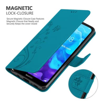 Huawei Y6 PRO 2019 Pungetui Cover Case (Blå)