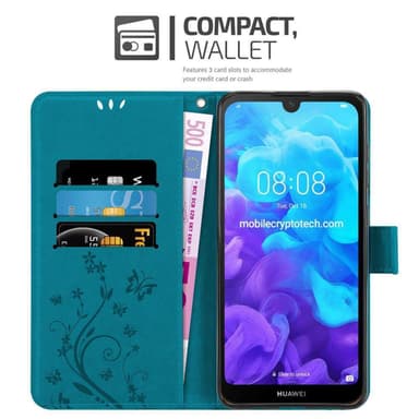 Huawei Y6 PRO 2019 Pungetui Cover Case (Blå)