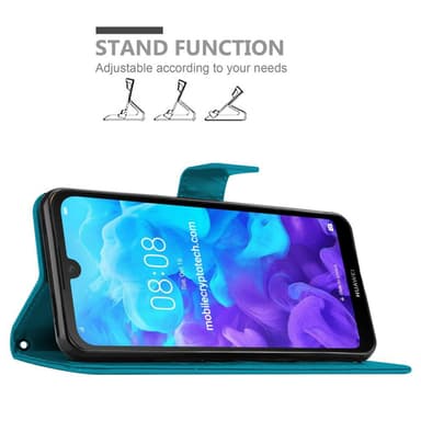 Huawei Y6 PRO 2019 Pungetui Cover Case (Blå)