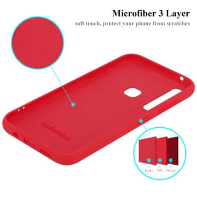 Samsung Galaxy A9 2018 Cover Etui Case (Rød)