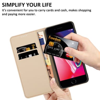 iPhone 7 / 7S / 8 / SE 2020 Pungetui Cover Case (Sort)