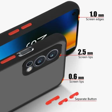 OnePlus Nord 2 5G Etui Case Cover (Sort)