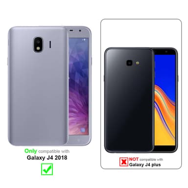 Samsung Galaxy J4 2018 Pungetui Flip Cover (Rød)