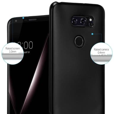 LG V30 / V30+ / V30S / V30S+ Cover Etui Case (Sort)
