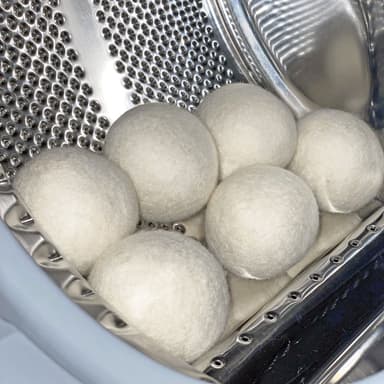 6x Bolde fra tørretumblere Bolde fra tørretumblere