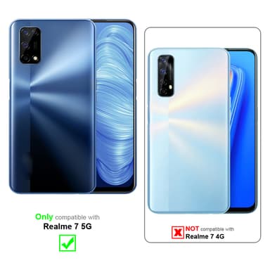 Cover Realme 7 5G Etui Case (Sort)