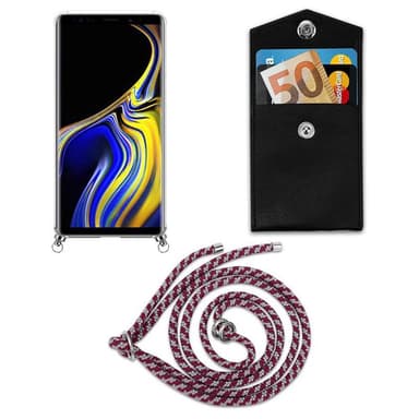 Etui Samsung Galaxy NOTE 9 Cover Kæde (Rød)