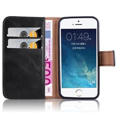 Cover iPhone 5 / 5S / SE 2016 Etui Case (Sort)