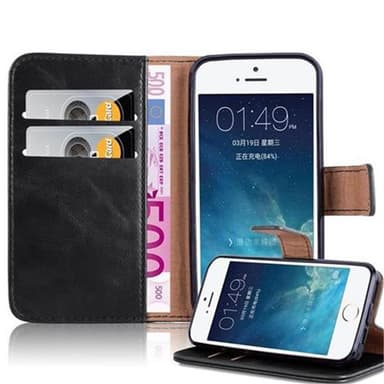 Cover iPhone 5 / 5S / SE 2016 Etui Case (Sort)