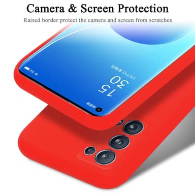 Oppo Reno6 PRO 5G Cover Etui Case (Rød)