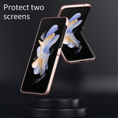 SKALO Samsung Z Flip6 Ultratynd Skin-touch Fold Cover - Sort