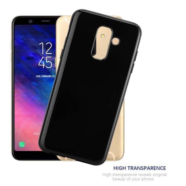 Samsung Galaxy A6 PLUS 2018 Cover TPU Etui (Sort)