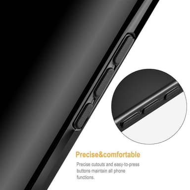 Samsung Galaxy A6 PLUS 2018 Cover TPU Etui (Sort)