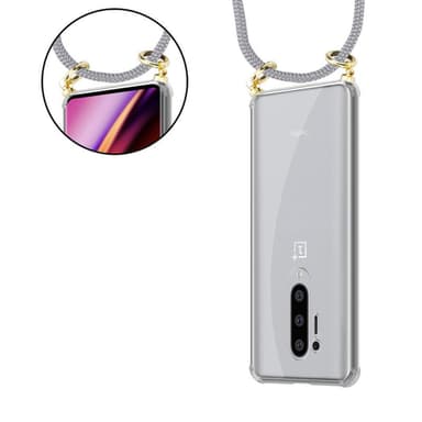 OnePlus 8 PRO Etui Cover Kæde (Grå)