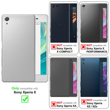 Cover Sony Xperia X Etui Case (Sort)