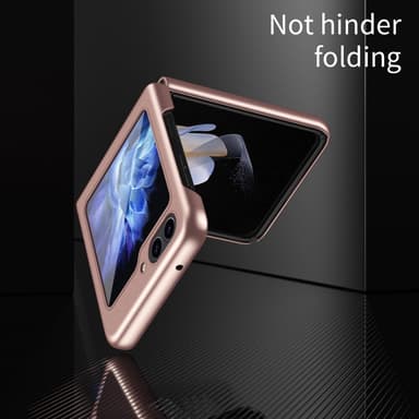 SKALO Samsung Z Flip6 Ultratynd Skin-touch Fold Cover - Sort
