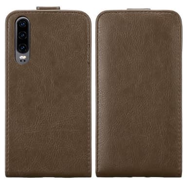 Huawei P30 Pungetui Flip Cover (Brun)