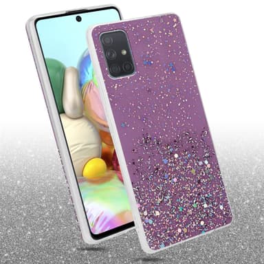 Samsung Galaxy A71 5G Cover Etui Case (Lilla)