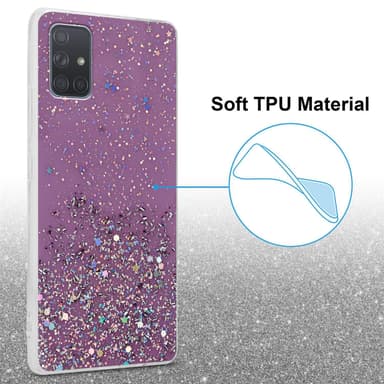 Samsung Galaxy A71 5G Cover Etui Case (Lilla)