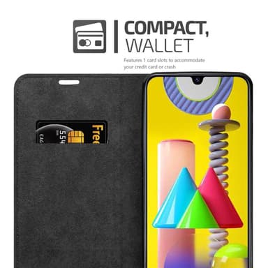 Cover Samsung Galaxy M31 Etui Case (Sort)