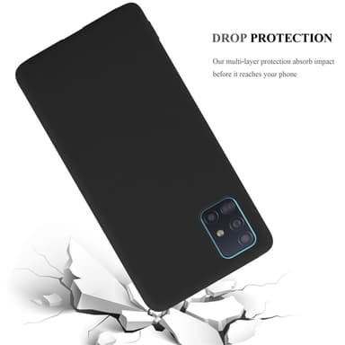 Cover Samsung Galaxy A51 5G Etui Case (Sort)