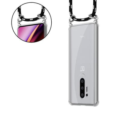 Etui OnePlus 8 PRO Cover Kæde (Sort)