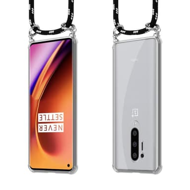Etui OnePlus 8 PRO Cover Kæde (Sort)