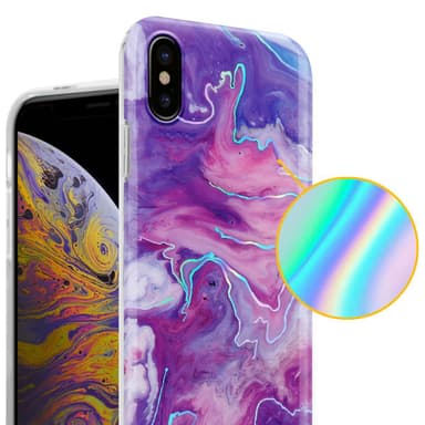 iPhone XS MAX Pungetui Cover Case (Lilla)