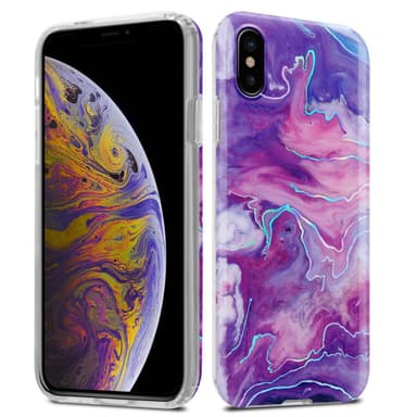 iPhone XS MAX Pungetui Cover Case (Lilla)
