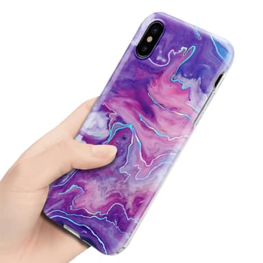 iPhone XS MAX Pungetui Cover Case (Lilla)