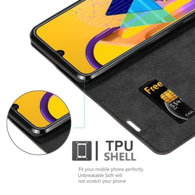 Samsung Galaxy M21 / M30s Cover Etui Case (Brun)