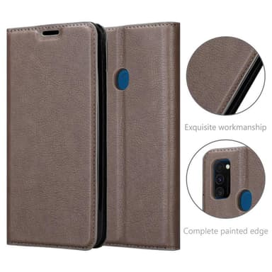 Samsung Galaxy M21 / M30s Cover Etui Case (Brun)