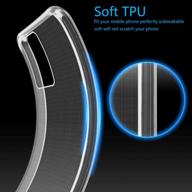 Realme GT Neo 3 Cover TPU Etui (Gennemsigtig)