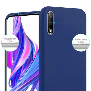 Cover Honor 9X Etui Case (Blå)