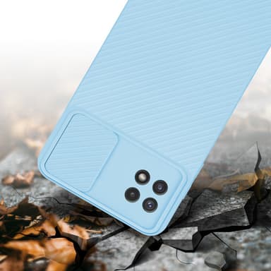 Samsung Galaxy A22 5G Cover Etui Case (Blå)