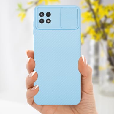 Samsung Galaxy A22 5G Cover Etui Case (Blå)