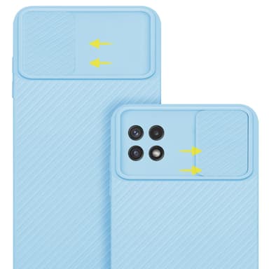 Samsung Galaxy A22 5G Cover Etui Case (Blå)