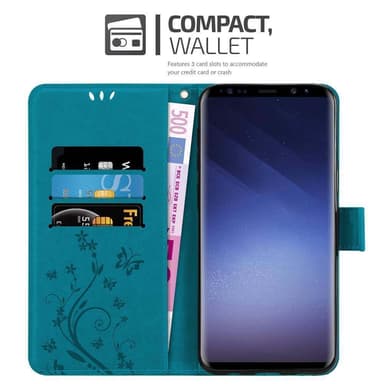 Samsung Galaxy S9 Pungetui Cover Case (Blå)