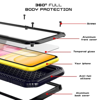 iPhone 11 Etui Outdoor Cover (Sort)