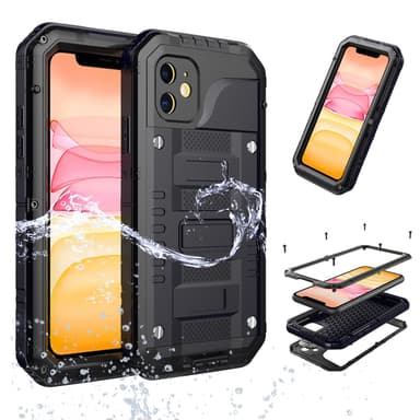iPhone 11 Etui Outdoor Cover (Sort)
