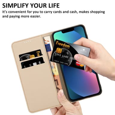 iPhone 13 MINI Pungetui Cover Case (Grøn)
