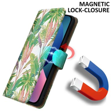 iPhone 13 MINI Pungetui Cover Case (Grøn)